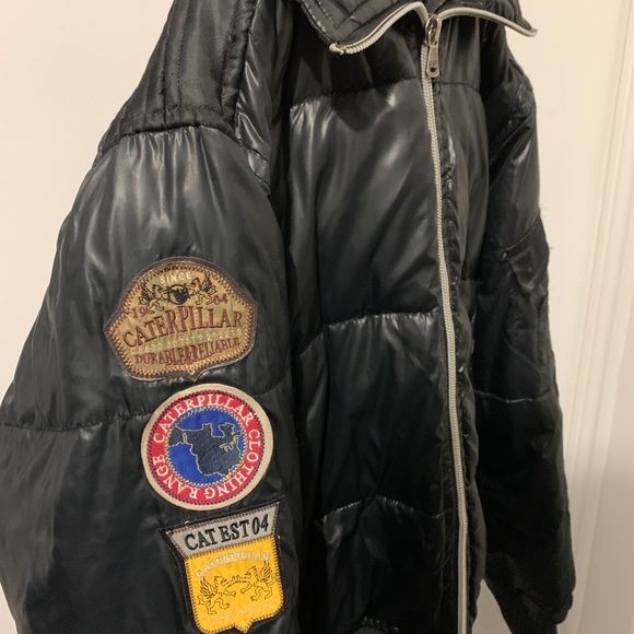 Vintage Caterpillar Quilted Down Jacket. Men’s XXL - Picture 4 of 10